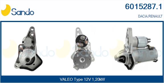 Motorino d'avviamento SANDO 6015287.1