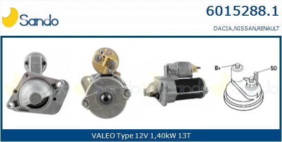  MOTORINO AVVIAMENTO (ORIGINALE) DACIA DOKKER 1.5 DCI 12-