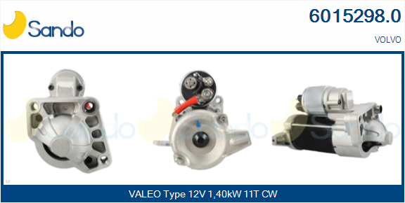 Motorino d'avviamento SANDO 6015298.0