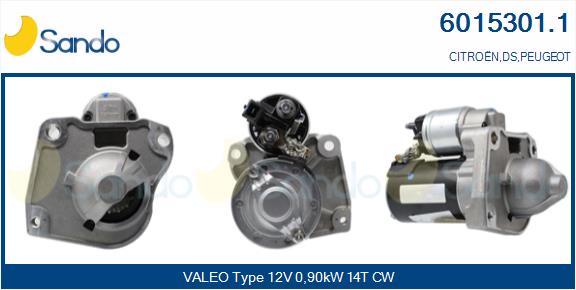 Motorino d'avviamento SANDO 6015301.1