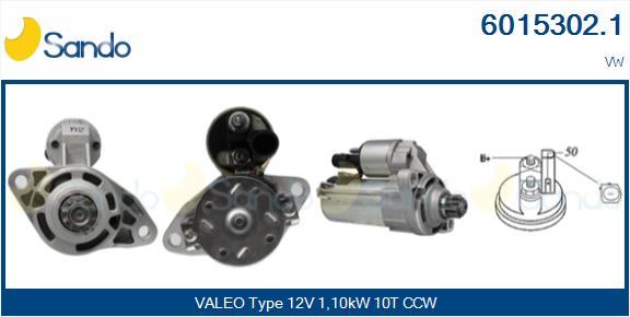 Motorino d'avviamento SANDO 6015302.1