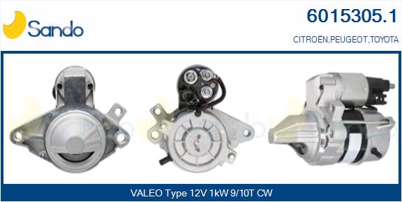 Motorino d'avviamento SANDO 6015305.1