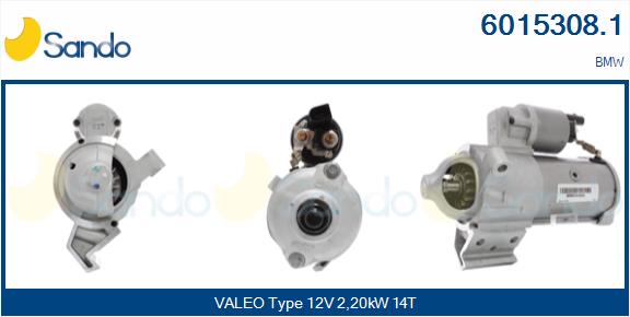 Motorino d'avviamento SANDO 6015308.1
