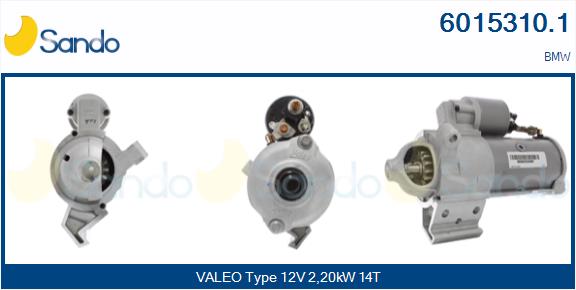 Motorino d'avviamento SANDO 6015310.1