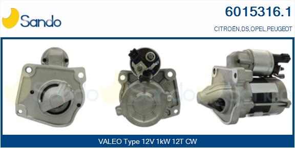 Motorino d'avviamento SANDO 6015316.1