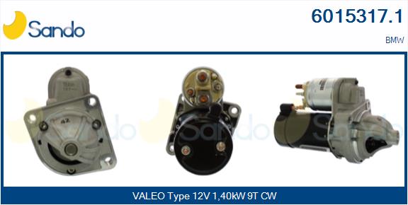 Motorino d'avviamento SANDO 6015317.1