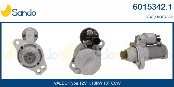 Motorino d'avviamento SANDO 6015342.1