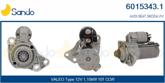 Motorino d'avviamento SANDO 6015343.1