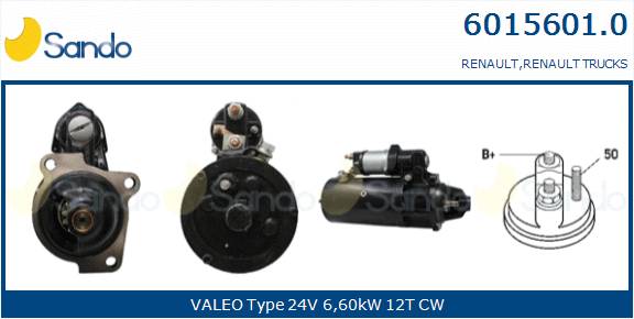  MOTORINO AVVIAMENTO (ADATTABILE) RENAULT V.I.