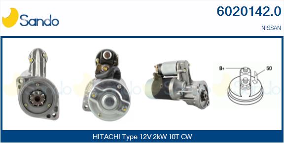 Motorino d'avviamento SANDO 6020142.0