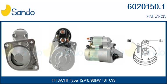  MOTORINO AVVIAMENTO (ORIGINALE) FIAT BRAVO 1.2 -00