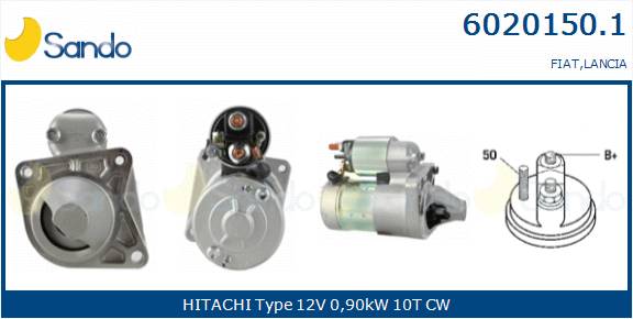  MOTORINO AVVIAMENTO (ORIGINALE) FIAT BRAVO 1.2 -00