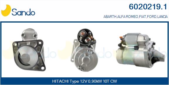 Motorino d'avviamento SANDO 6020219.1