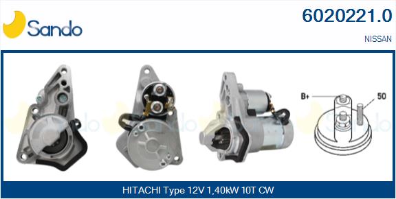 Motorino d'avviamento SANDO 6020221.0