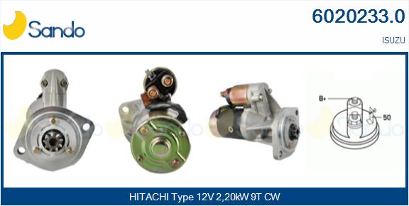 Motorino d'avviamento SANDO 6020233.0