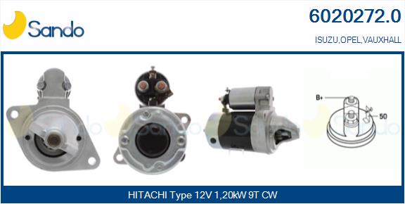 Motorino d'avviamento SANDO 6020272.0