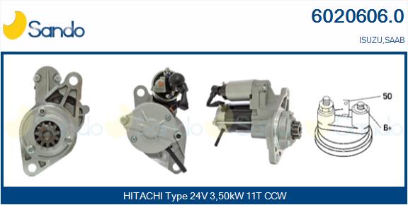  MOTORINO AVVIAMENTO (ADATTABILE) ISUZU