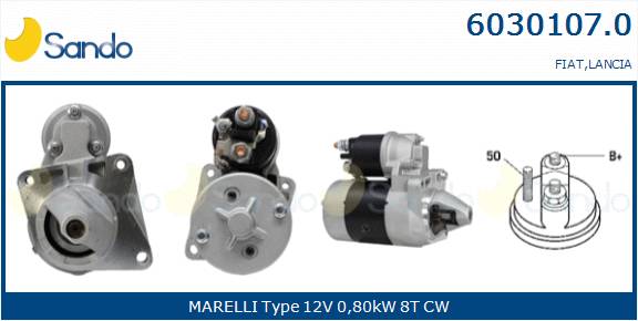  MOTORINO AVVIAMENTO (ADATTABILE) FIAT PUNTO 1.2 -10