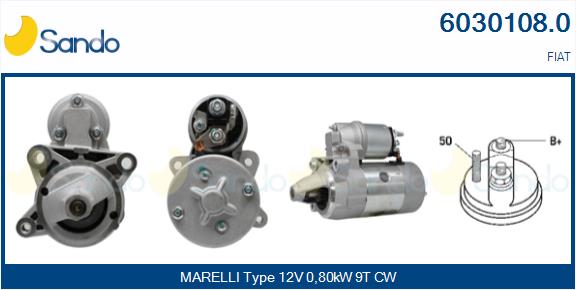  MOTORINO AVVIAMENTO (ADATTABILE) FIAT BRAVO 1.4 -01
