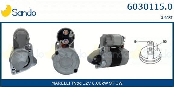  MOTORINO AVVIAMENTO (ADATTABILE) SMART