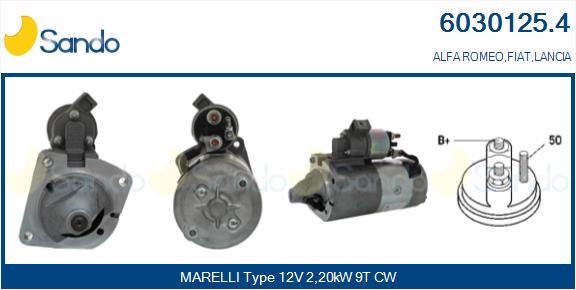 Motorino d'avviamento SANDO 6030125.4