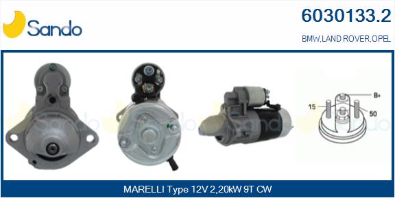 Motorino d'avviamento SANDO 6030133.2