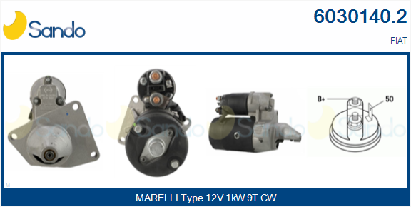 Motorino d'avviamento SANDO 6030140.2