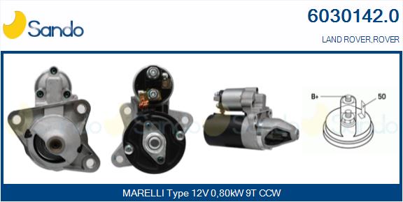 Motorino d'avviamento SANDO 6030142.0