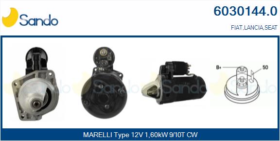 Motorino d'avviamento SANDO 6030144.0