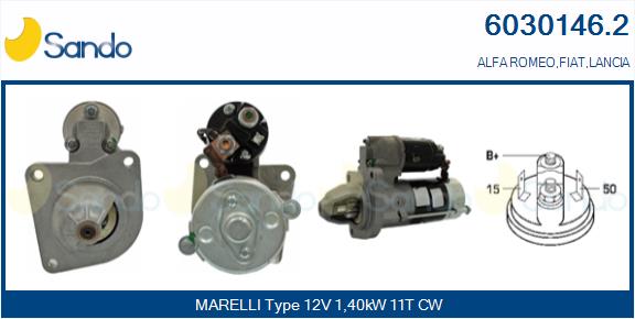 Motorino d'avviamento SANDO 6030146.2