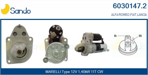 Motorino d'avviamento SANDO 6030147.2