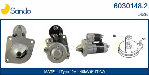 Motorino d'avviamento SANDO 6030148.2