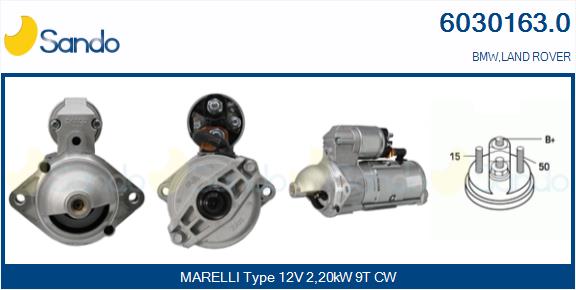Motorino d'avviamento SANDO 6030163.0
