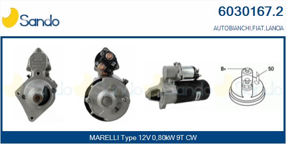 Motorino d'avviamento SANDO 6030167.2
