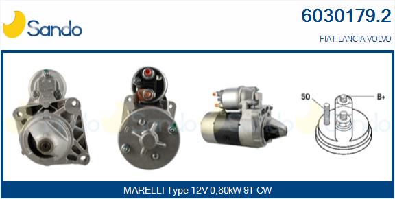 Motorino d'avviamento SANDO 6030179.2