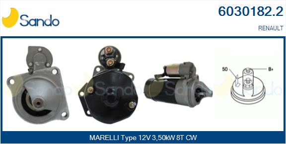 Motorino d'avviamento SANDO 6030182.2