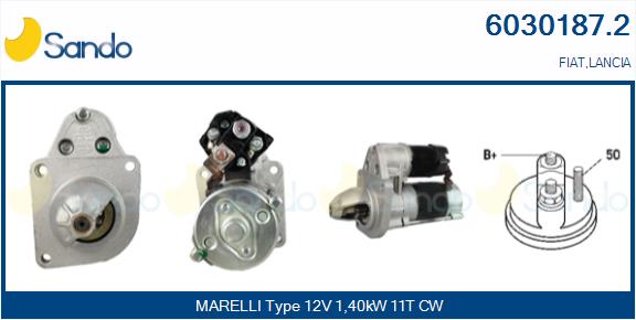 Motorino d'avviamento SANDO 6030187.2