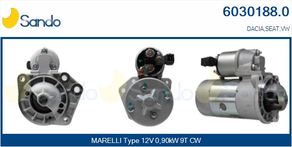  MOTORINO AVVIAMENTO (ADATTABILE) DACIA LOGAN 1.5 DCI 10-