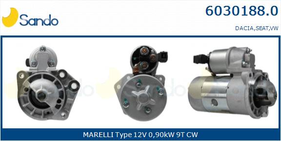  MOTORINO AVVIAMENTO (ADATTABILE) DACIA LOGAN 1.5 DCI 10-
