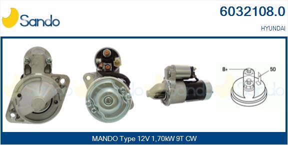  MOTORINO AVVIAMENTO (ADATTABILE) HYUNDAI MATRIX 15. CRDI -10
