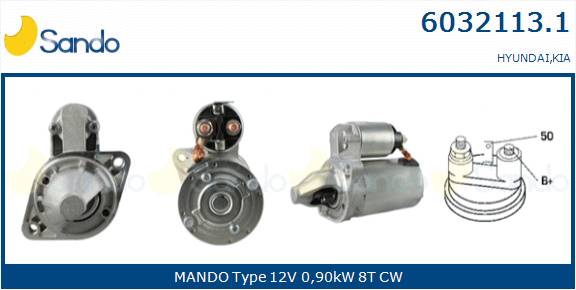  MOTORINO AVVIAMENTO (ORIGINALE) HYUNDAI ACCENT 1.4 -10