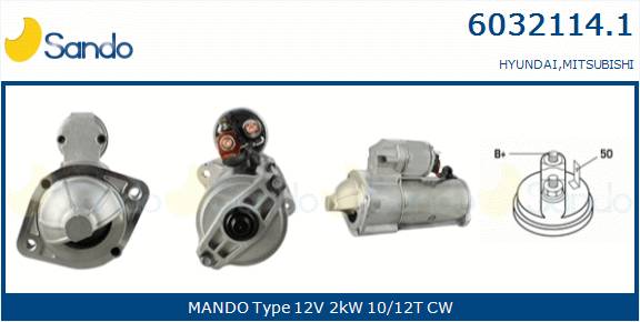  MOTORINO AVVIAMENTO (ORIGINALE) MITSUBISHI L200 2.5D -07