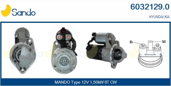 Motorino d'avviamento SANDO 6032129.0