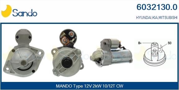  MOTORINO AVVIAMENTO (ADATTABILE) KIA PREGIO 2.5 TCI D 02-
