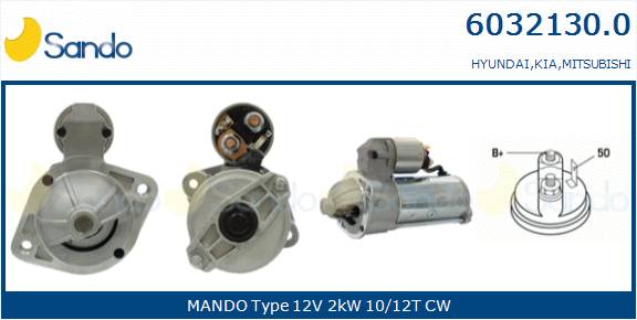  MOTORINO AVVIAMENTO (ADATTABILE) KIA PREGIO 2.5 TCI D 02-