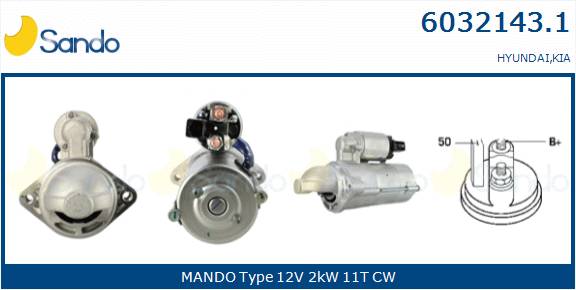  MOTORINO AVVIAMENTO (ORIGINALE) HYUNDAI IX35 2.0CRDi 10-