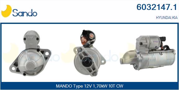 Motorino d'avviamento SANDO 6032147.1
