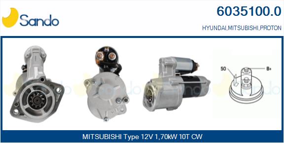  MOTORINO AVVIAMENTO (ADATTABILE) MITSUBISHI