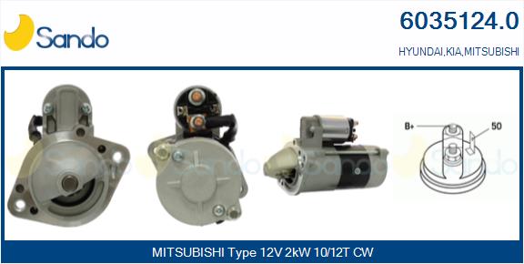  MOTORINO AVVIAMENTO (ADATTABILE) HYUNDAI PORTER 2.5TD -04