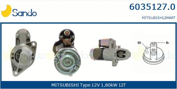  MOTORINO AVVIAMENTO (ORIGINALE) SMART FORFOUR 1.5D CDI -06